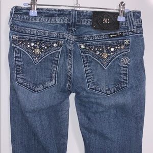 Miss Me Studded Straight Jeans 29